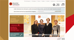 Desktop Screenshot of lehrerpreis.de